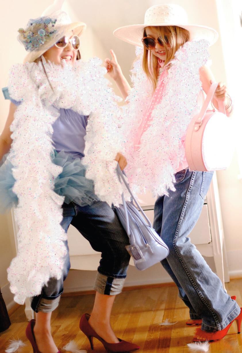 Playing Dress Up Funny Birthday Card for Her