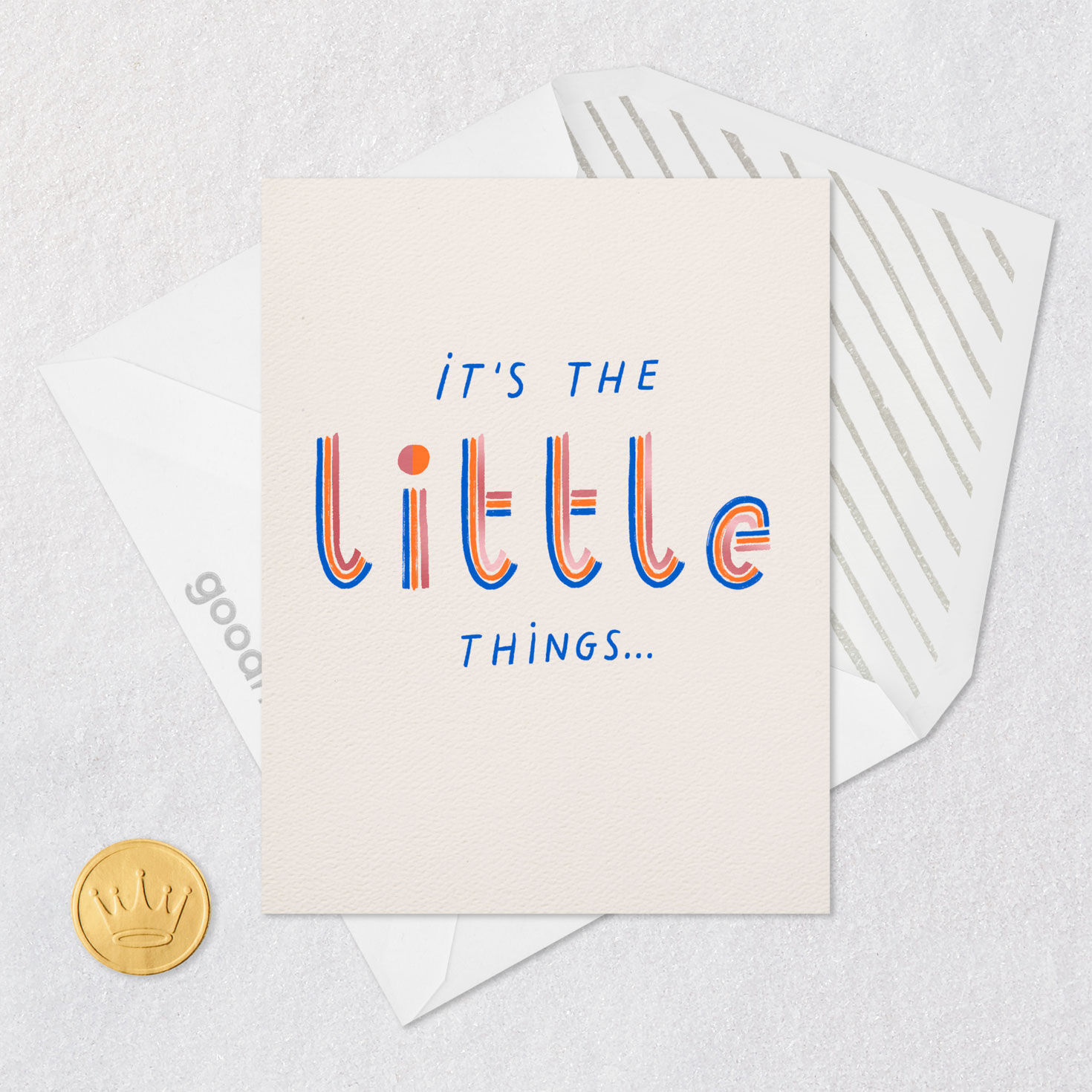 The Little Things Are the Big Things Thank-You Card for only USD 3.99 | Hallmark