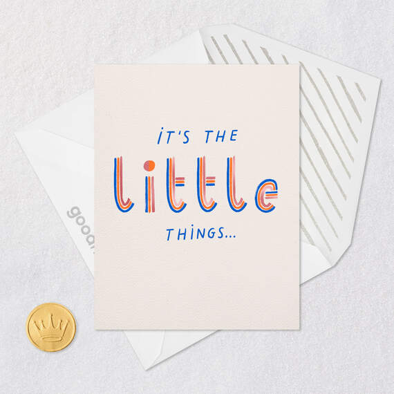The Little Things Are the Big Things Thank-You Card, , large image number 5
