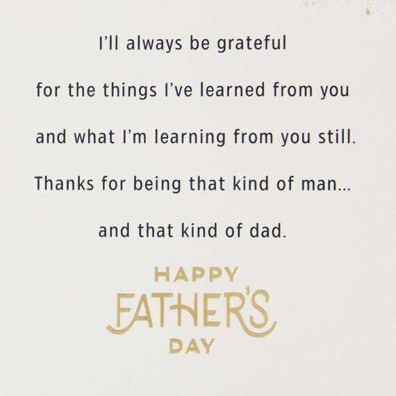 Grateful for You Father's Day Card for Dad, , large image number 3