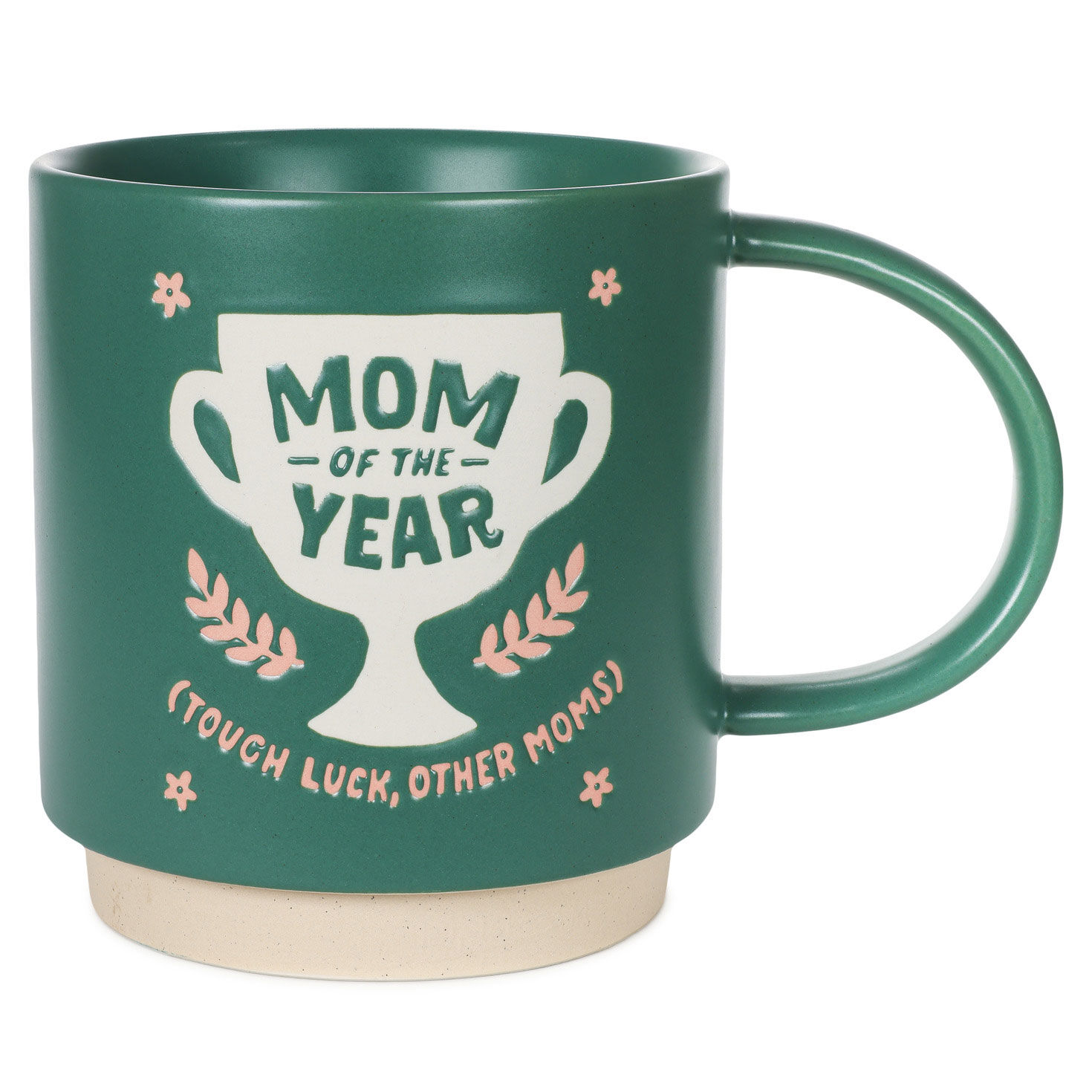 Mom of the Year Trophy Green Mug, 16 oz.