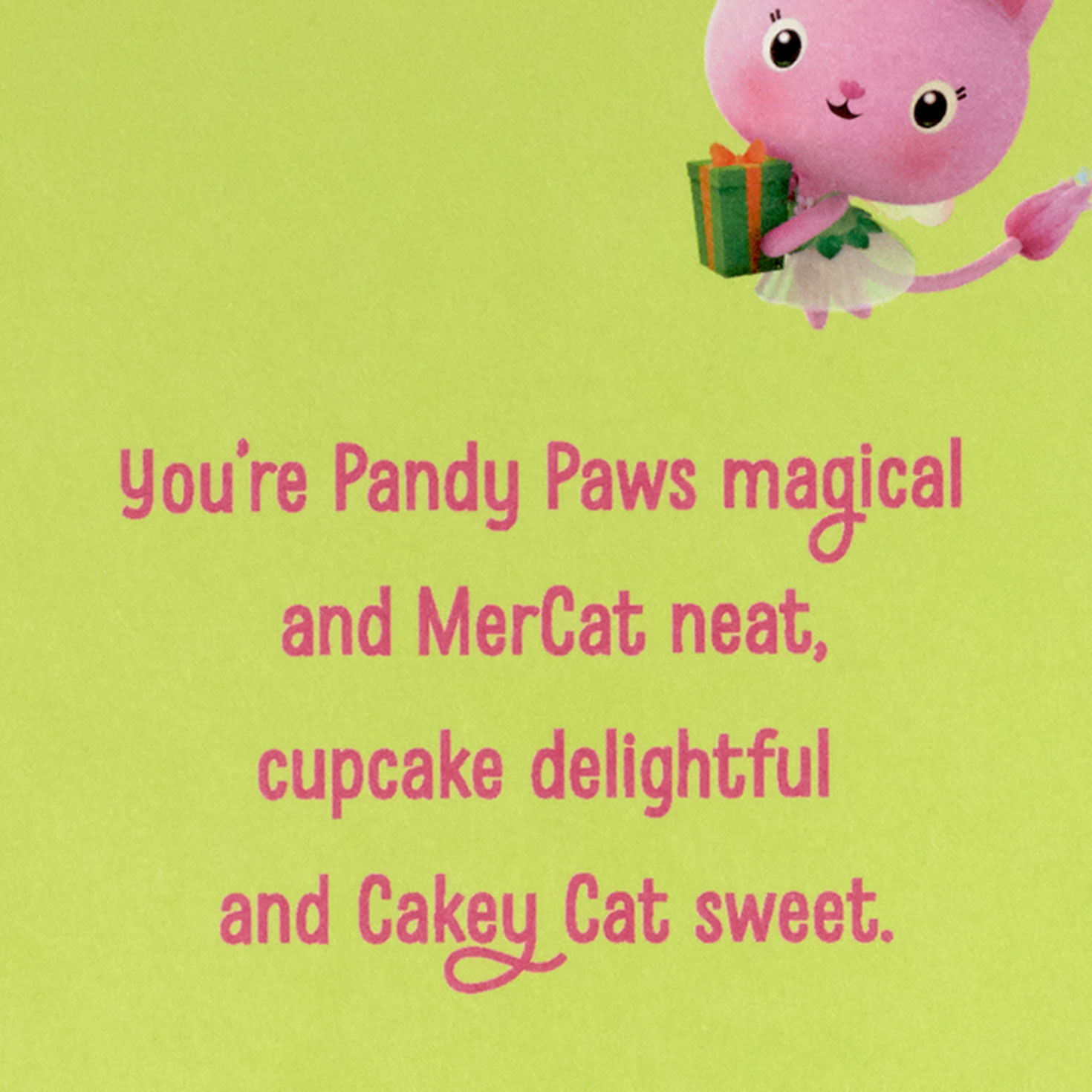 Gabby's Dollhouse Cat-titude Birthday Card with Stickers, , large image number 2