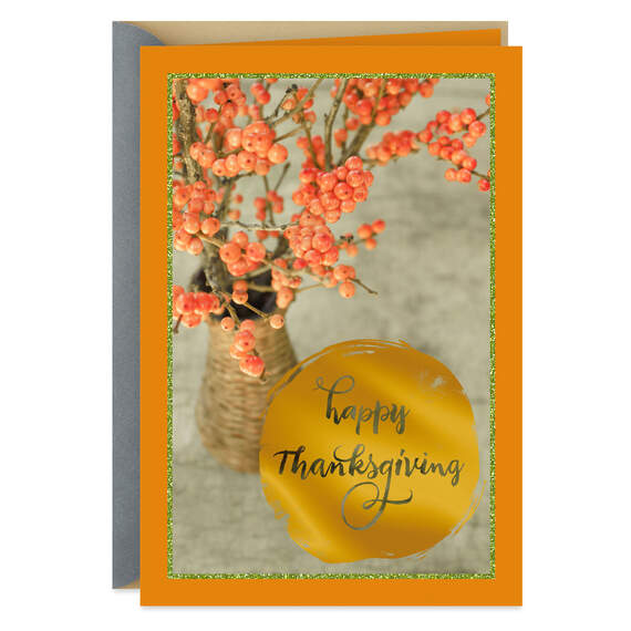 Many Reasons to Be Thankful Thanksgiving Card, , large image number 1
