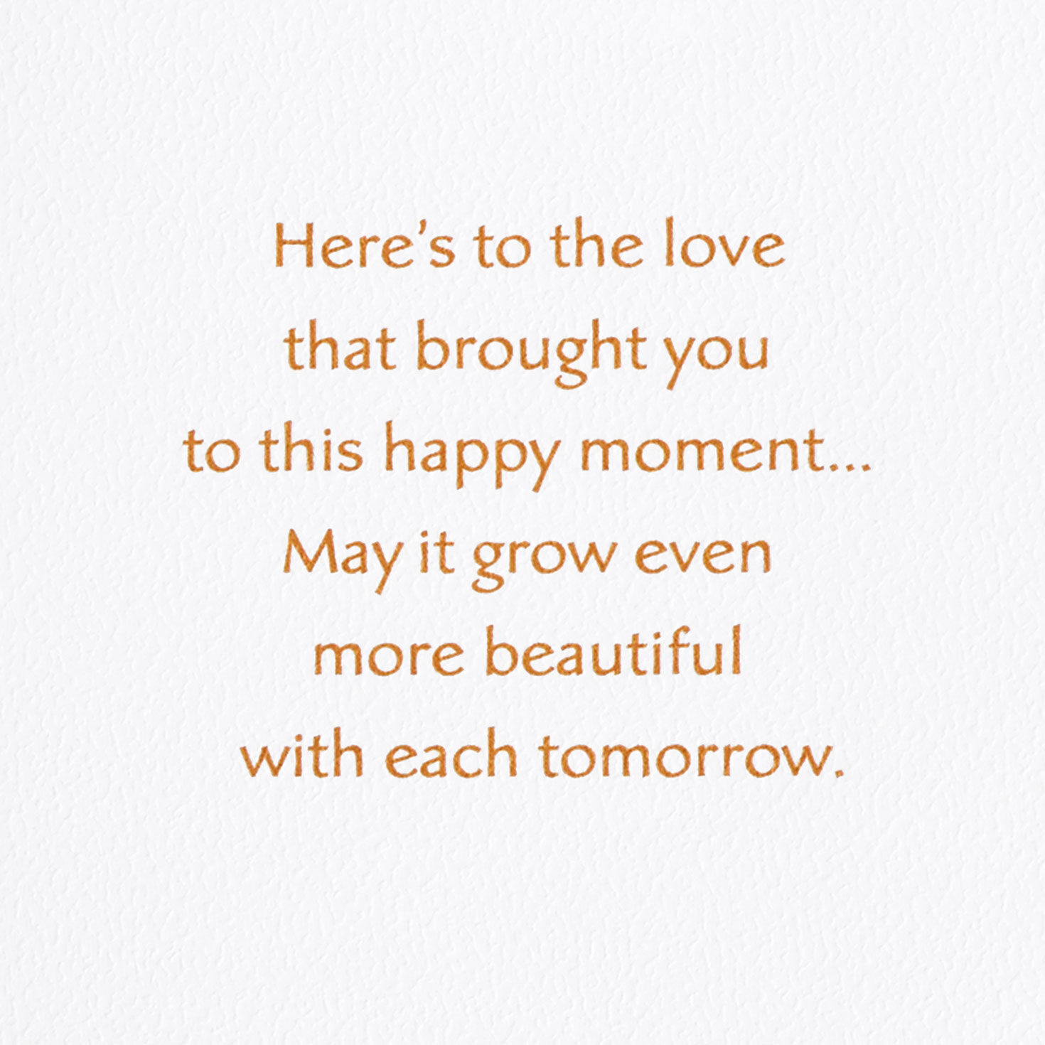 Sparking Rose Wine Wedding Card sentiment image number 2