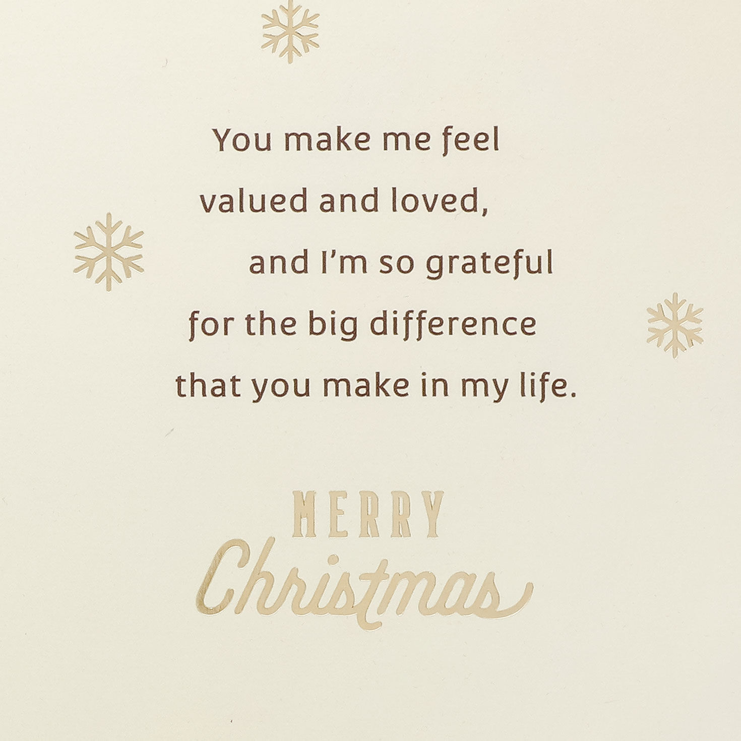 Golden Deer Christmas Card for Husband Sentiment image number 3
