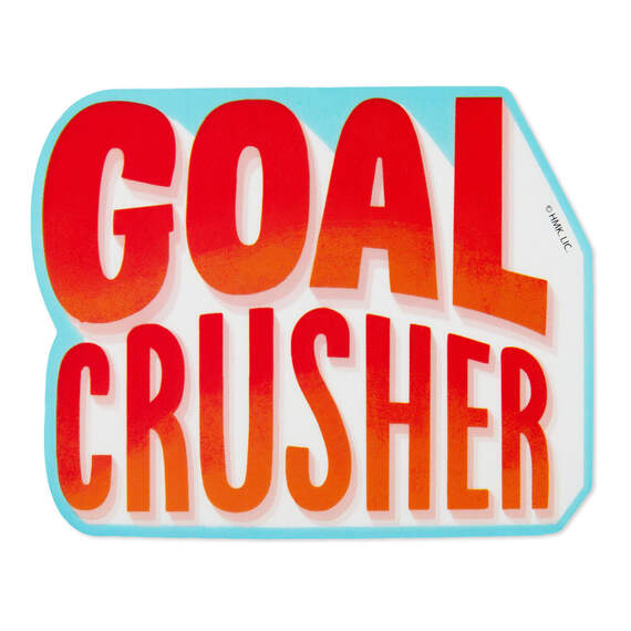 Goal Crusher Vinyl Decal, , large image number 1