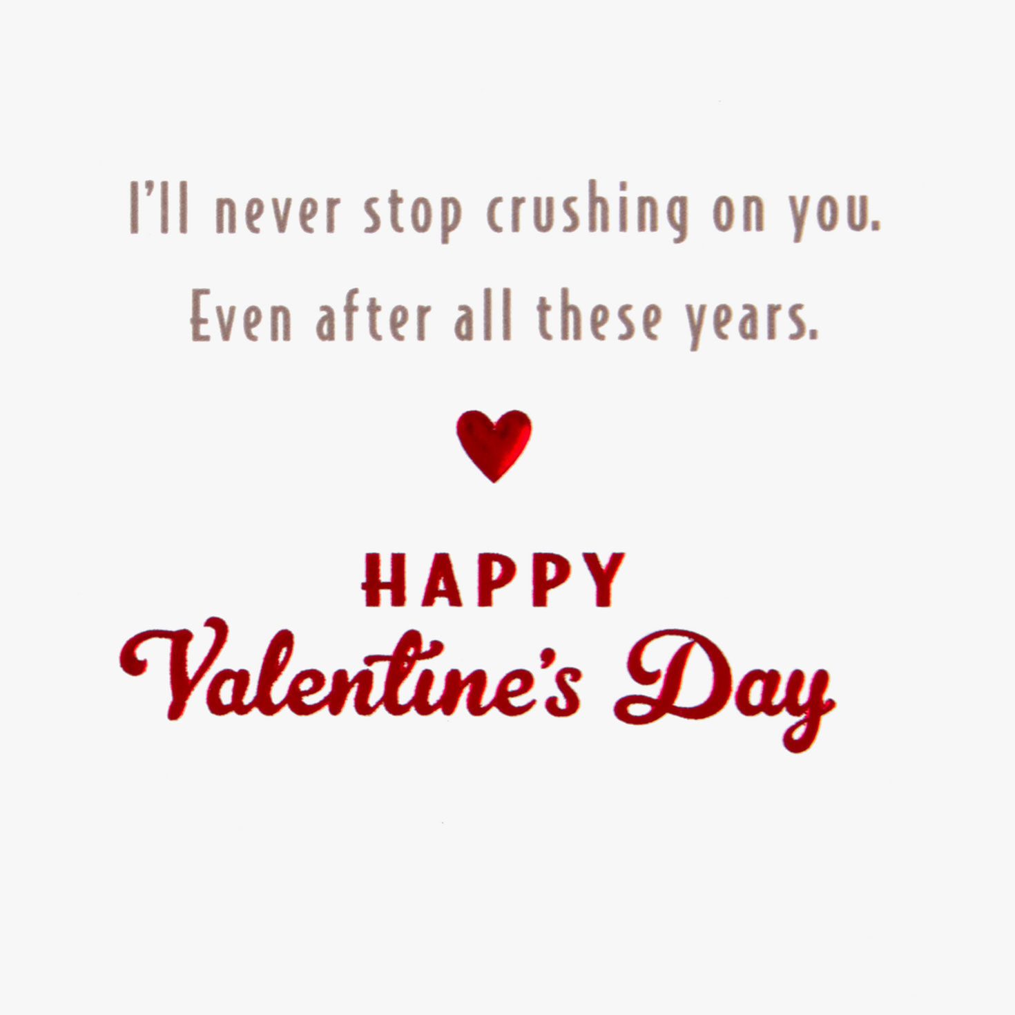 Linus and Sally in Heart Romantic Valentine's Card sentiment image number 2