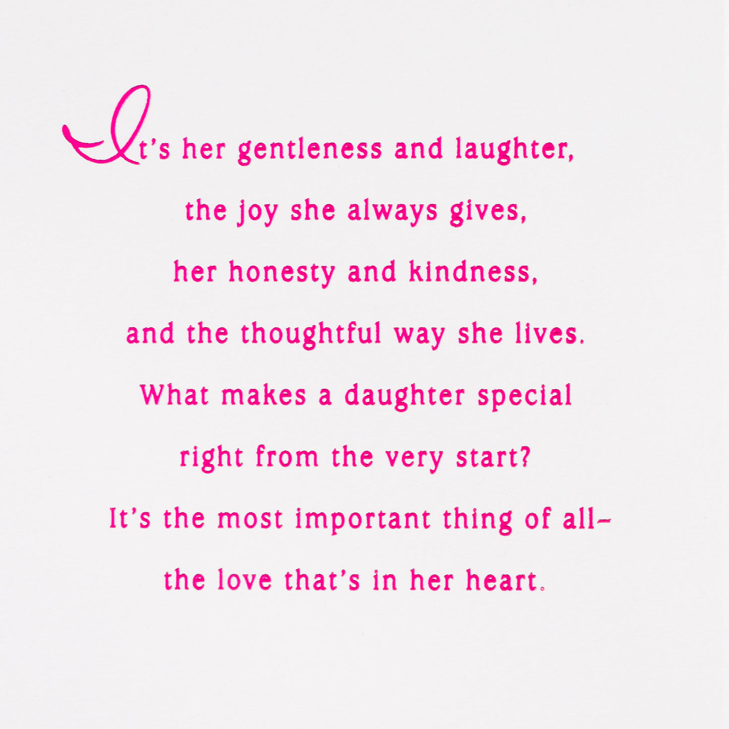 A Daughter As Wonderful As You Birthday Card From Parents for only USD 4.99 | Hallmark