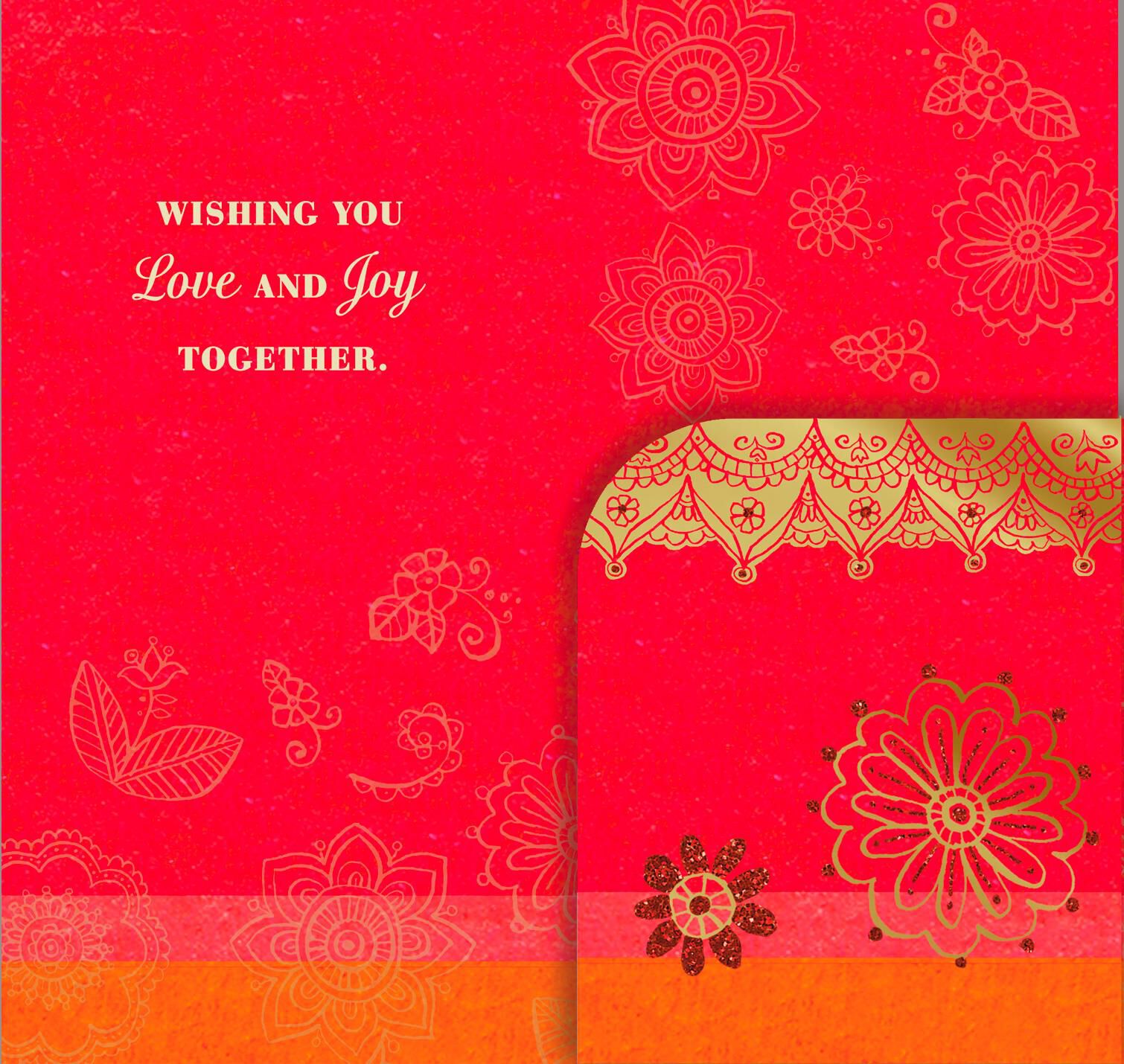 Today, Tomorrow, Forever Money Holder Wedding Card