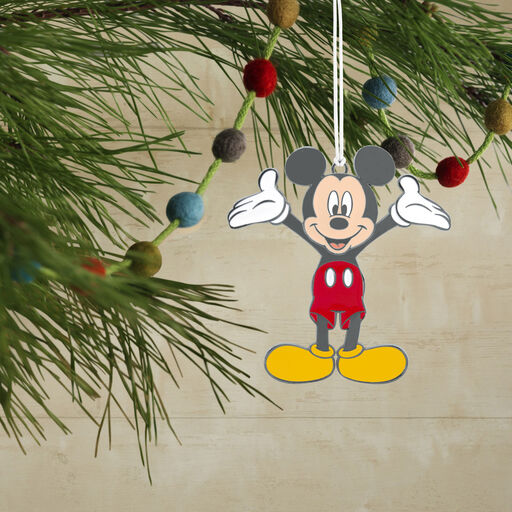 Disney Mickey Mouse Moving Metal Hallmark Ornament, 