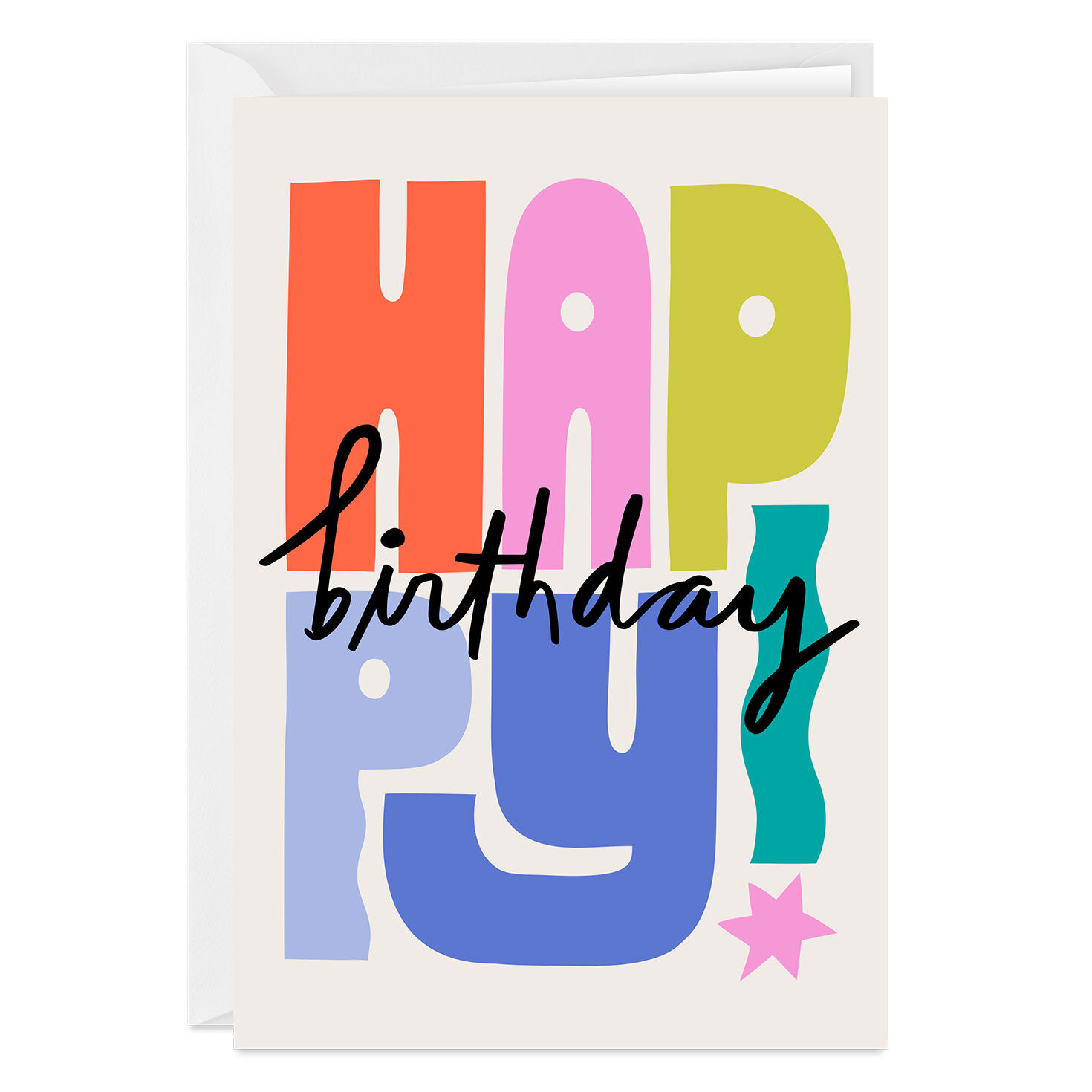 Bold and Bright Happy Custom Birthday Card for only USD 4.99 | Hallmark