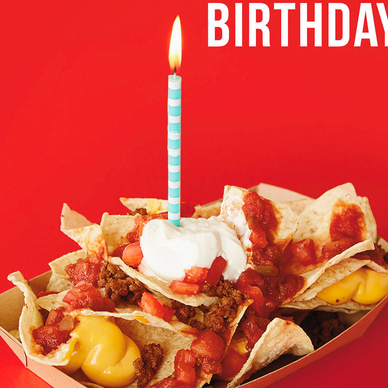 Loaded Nachos Birthday Card Card Front Detail image number 4