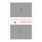 Christmas Blessings Personalized Photo Card Card Front indicating personalization image number 5