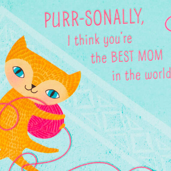 Purr-sonally Picky Funny Mother's Day Card From Cat, , large image number 4
