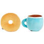 Large Better Together Donut and Coffee Magnetic Plush Pair, 12", , large image number 2