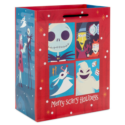 9.6" Disney Tim Burton's The Nightmare Before Christmas Portraits Medium Gift Bag, 