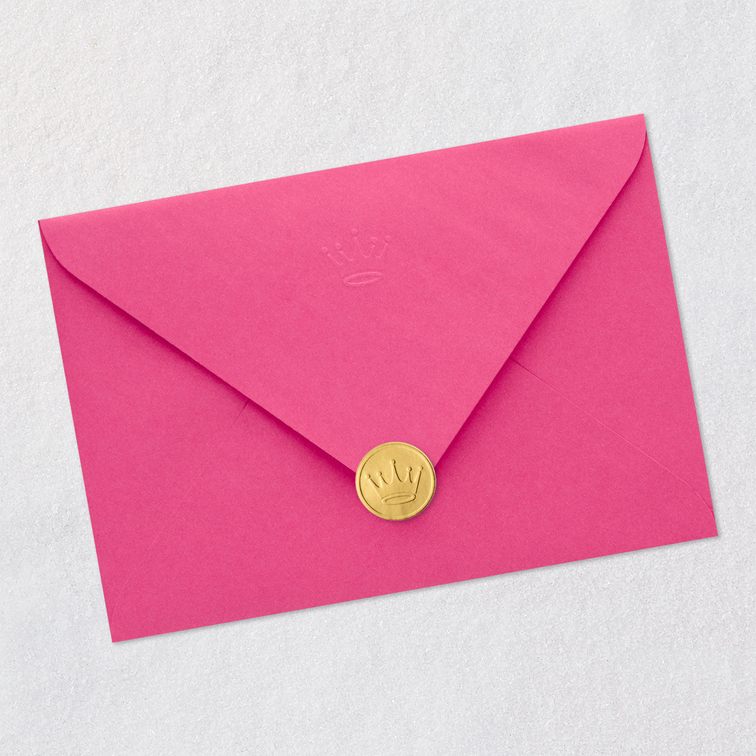 Pink and Blue Floral Birthday Card for Wife Envelope Back with Seal image number 8