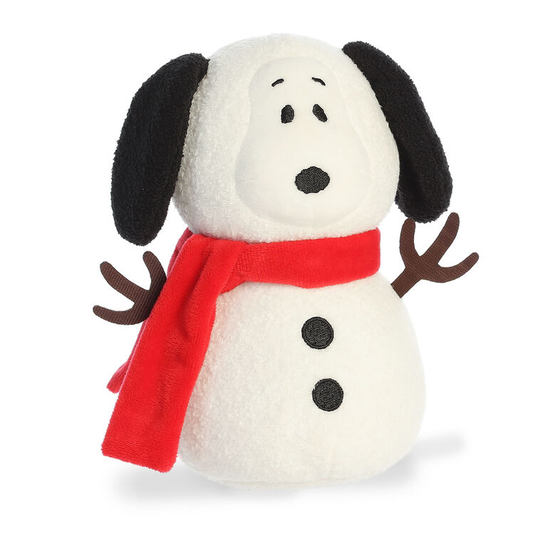 Snoopy Snowman Plush With Red Scarf side image number 3
