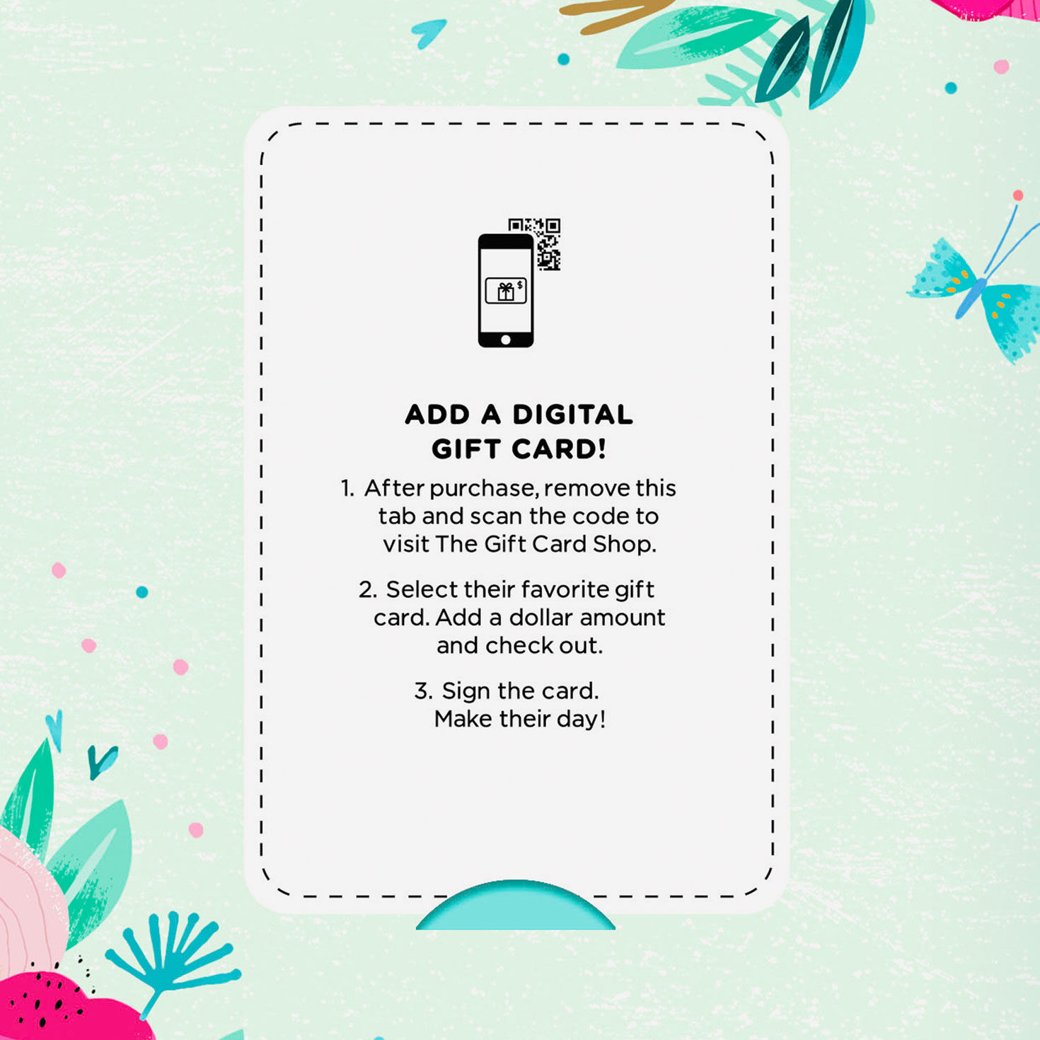 Lucky to Know You Cake and Flowers Gift Card Greeting