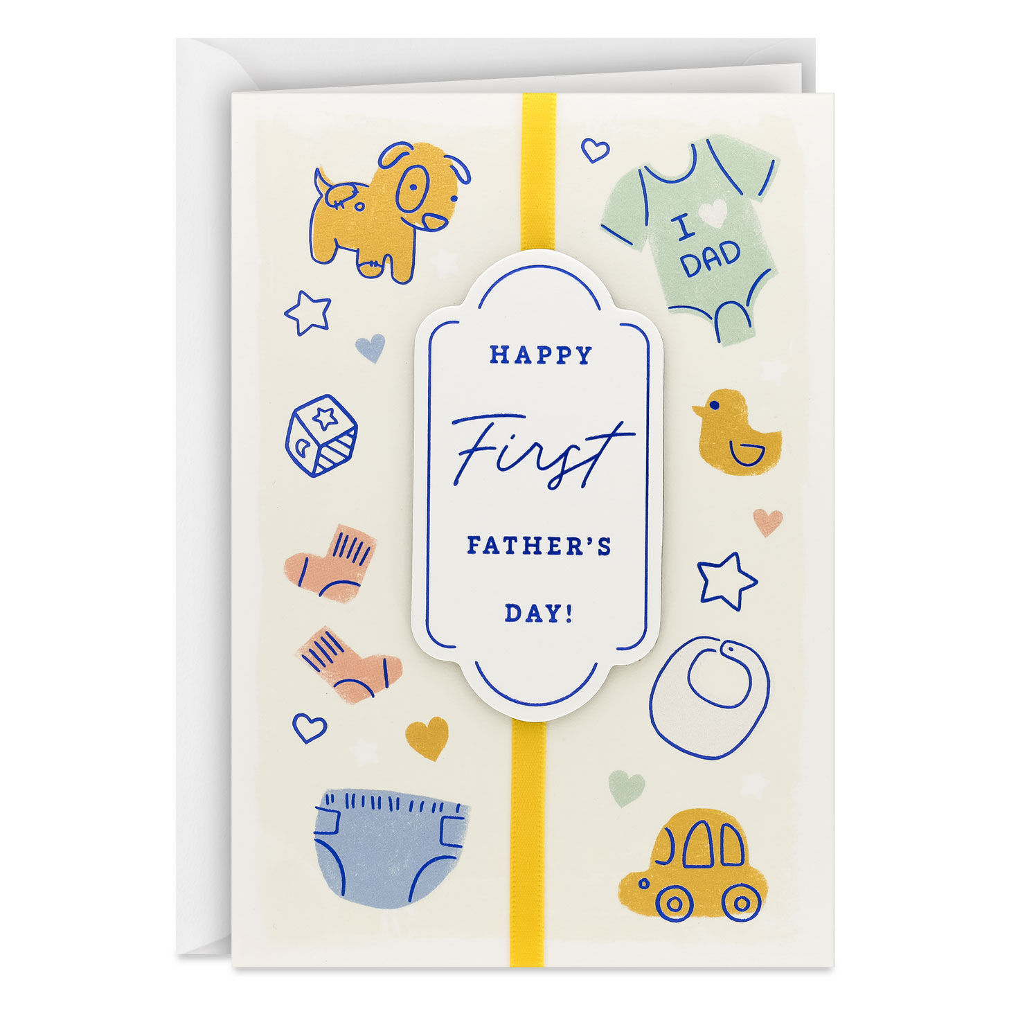 Baby Icons First Father's Day Card
