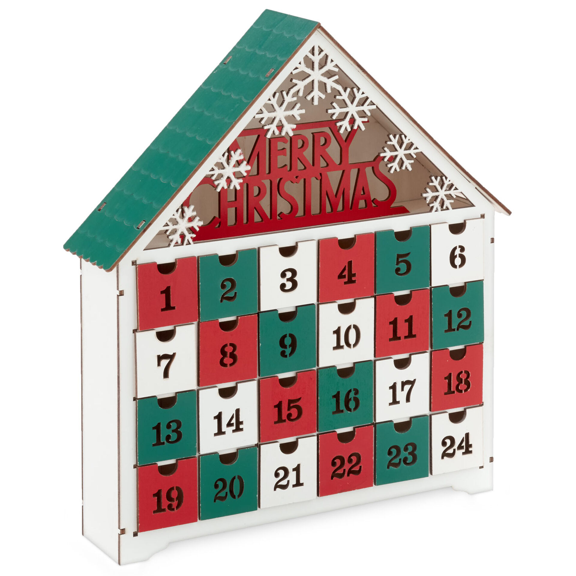 Merry Christmas Countdown Calendar, 10X12 - Seasonal Decor - Hallmark