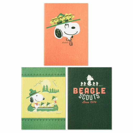 Peanuts® Beagle Scouts Assorted Notebooks, Pack of 3, 