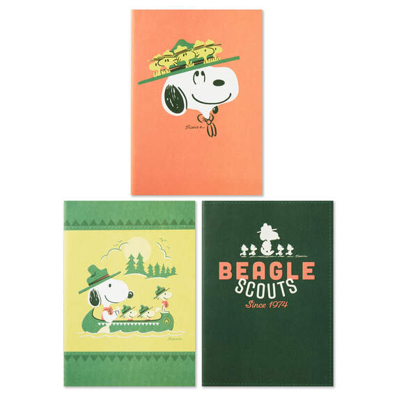Peanuts® Beagle Scouts Assorted Notebooks, Pack of 3