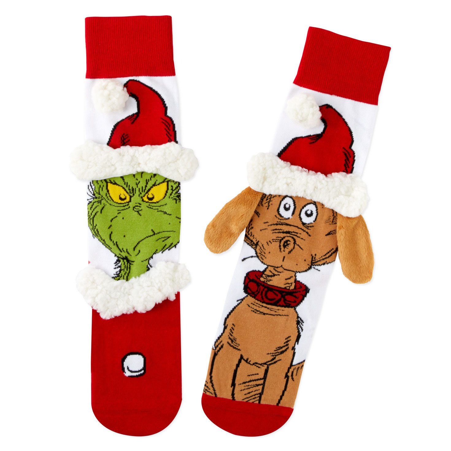 Dr. Seuss's How the Grinch Stole Christmas!™ Grinch and Max Novelty Socks for only USD 22.99 | Hallmark