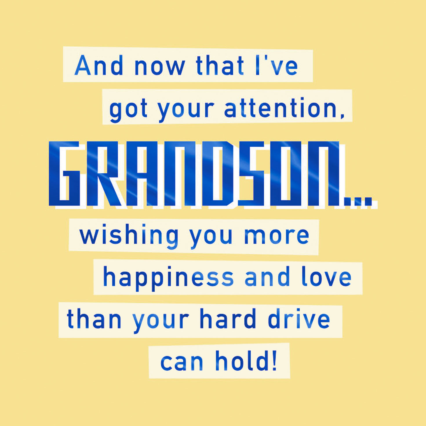Happy Birthday Alert Birthday Card for Grandson, , large image number 2
