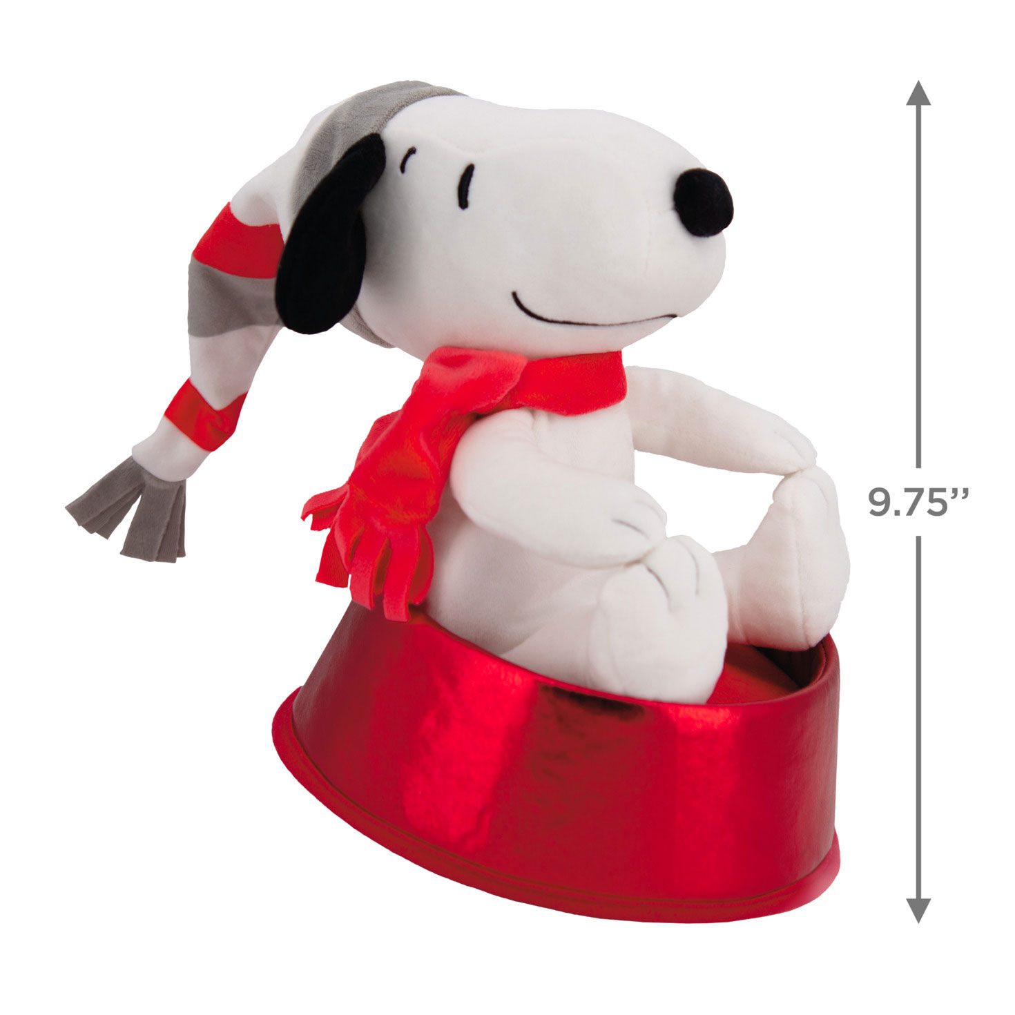 Peanuts&reg; Plush Fabric Hallmark Tree Topper, 9.75", , large image number 2