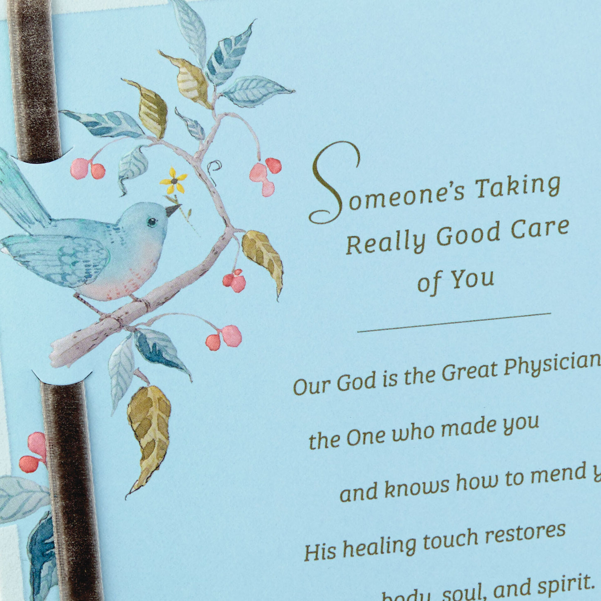 God Is the Great Physician Religious Get Well Card - Greeting Cards ...