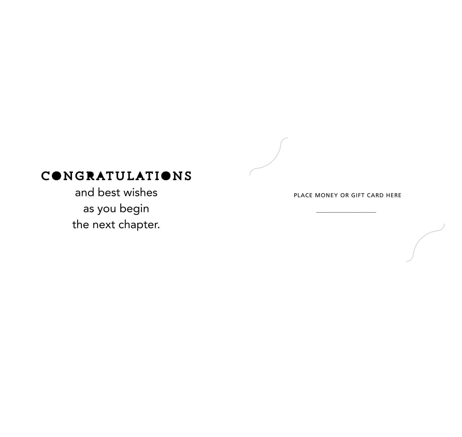 Life Is a Story Money Holder Graduation Card, Pack of 10