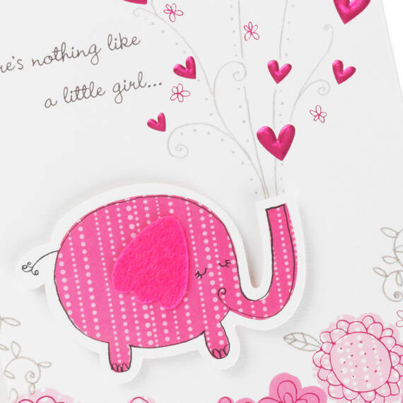 Scatter Love Everywhere Baby Girl Card, , large image number 4