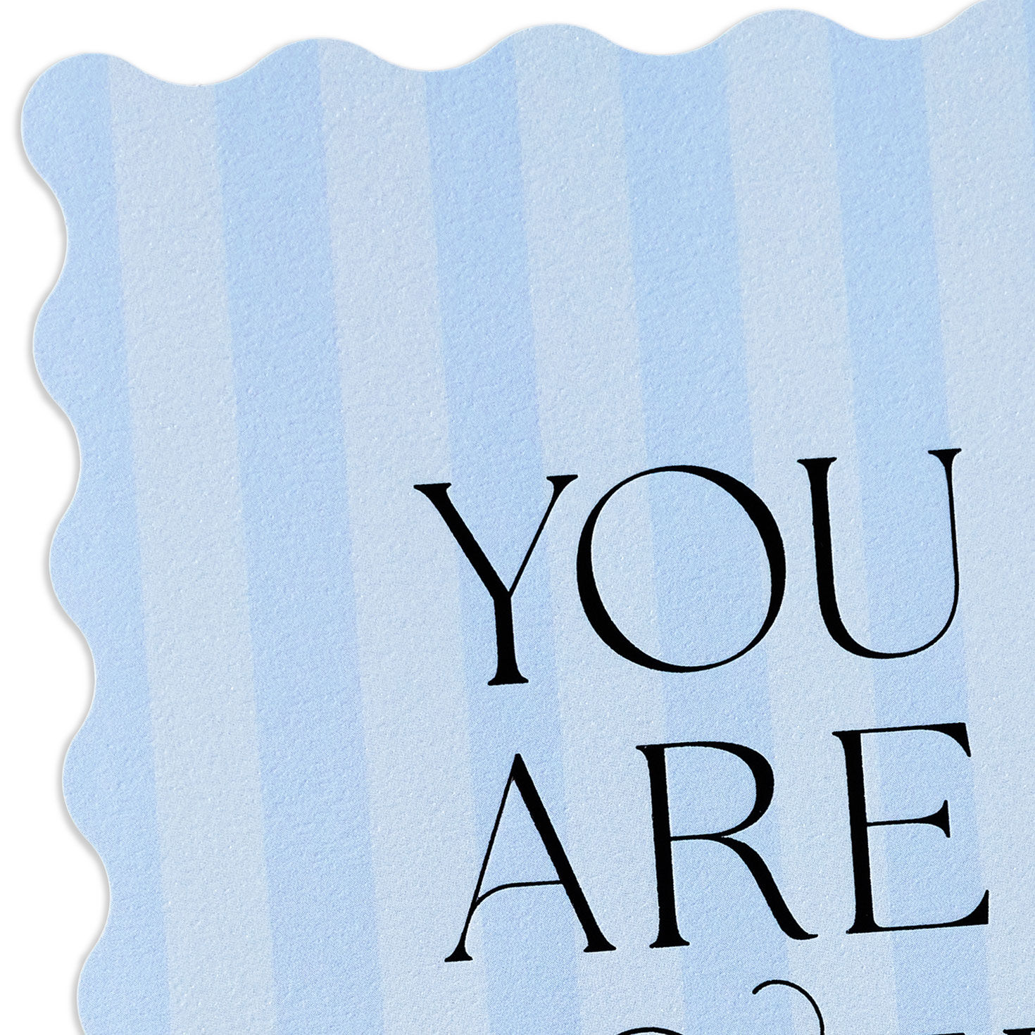 Light Blue Stripes Birthday Card Card Front Detail image number 4