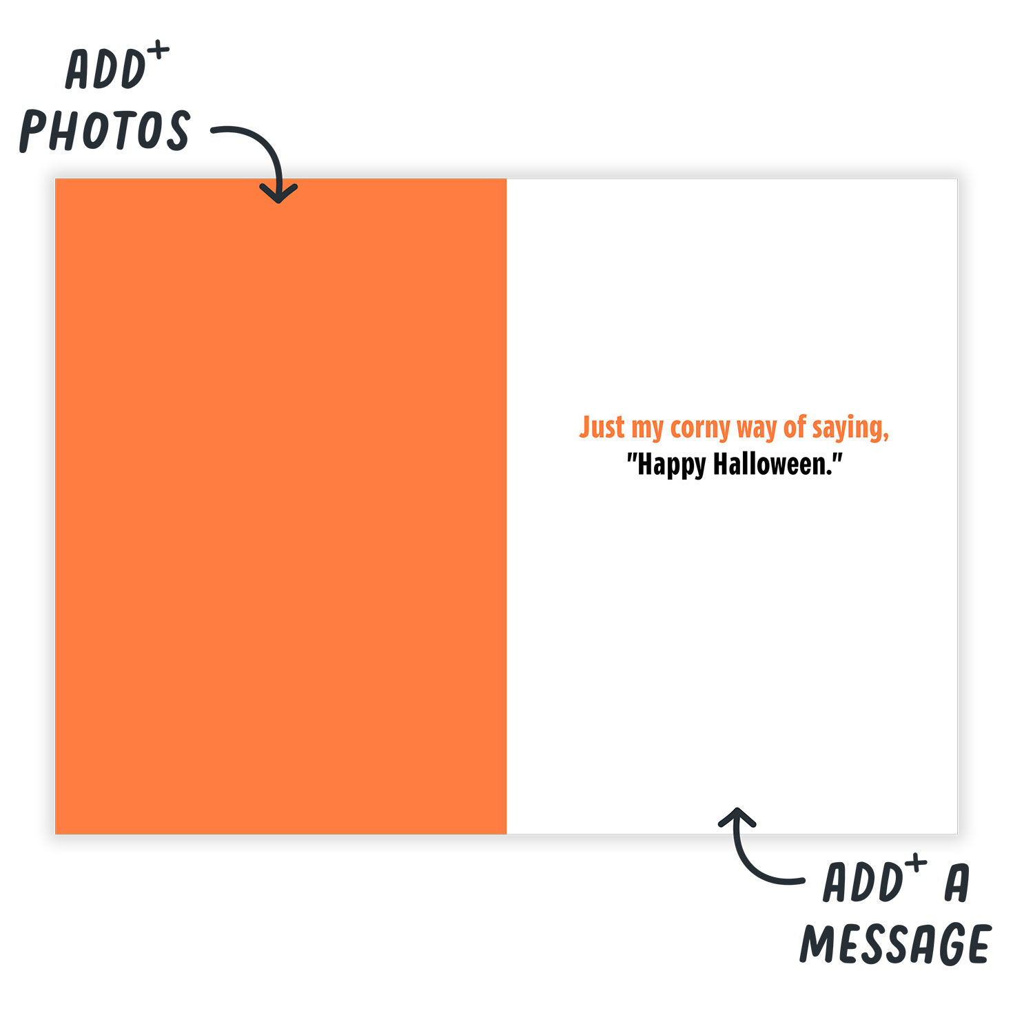 Candy Corn Frame Halloween eCard, , large image number 3