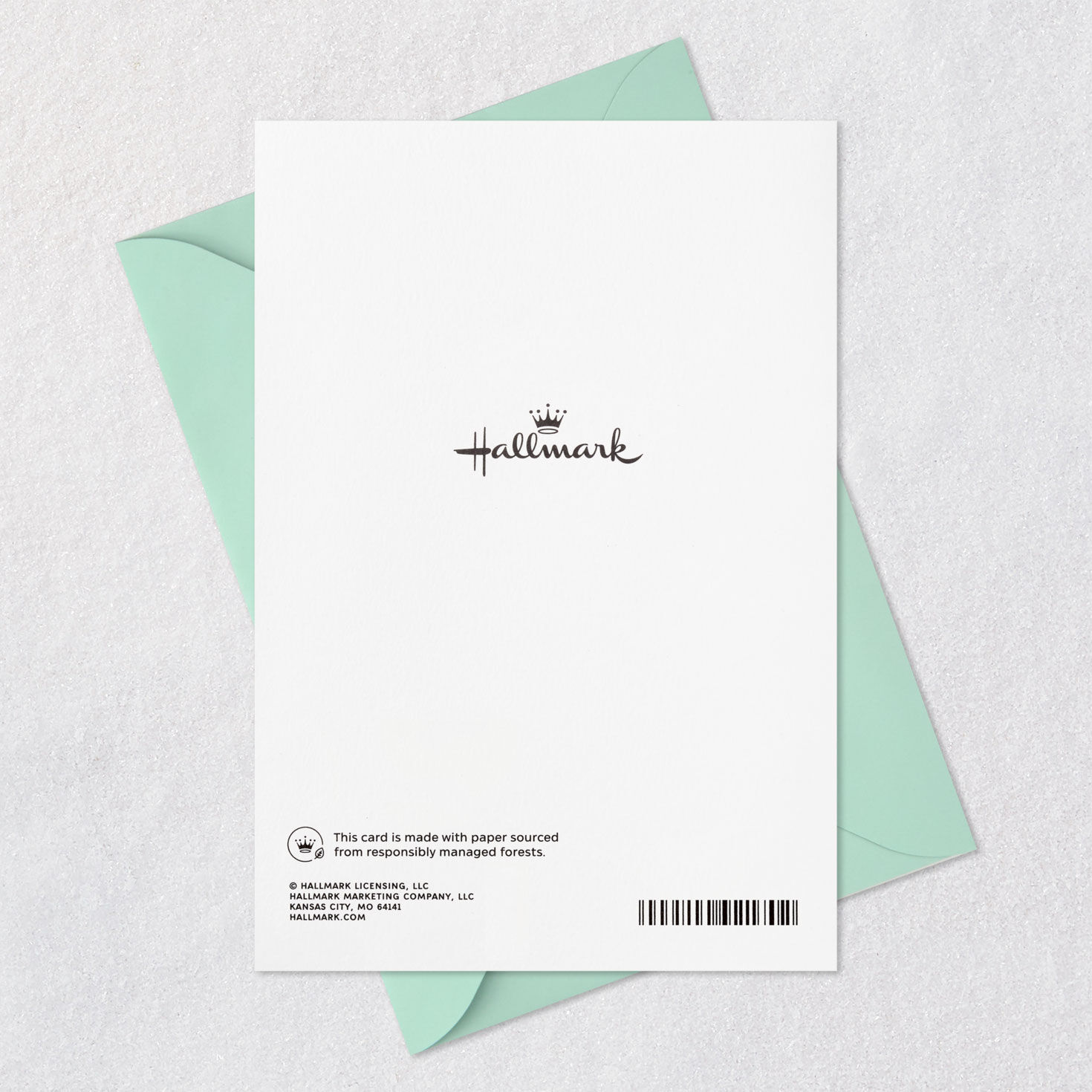 Crystals Peace Encouragement Card Card Back with Envelope image number 7