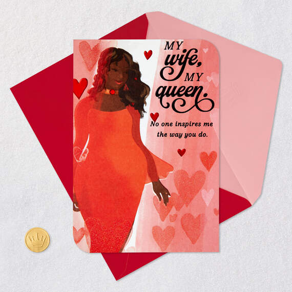My Wife, My Queen Valentine's Day Card for Her, , large image number 6