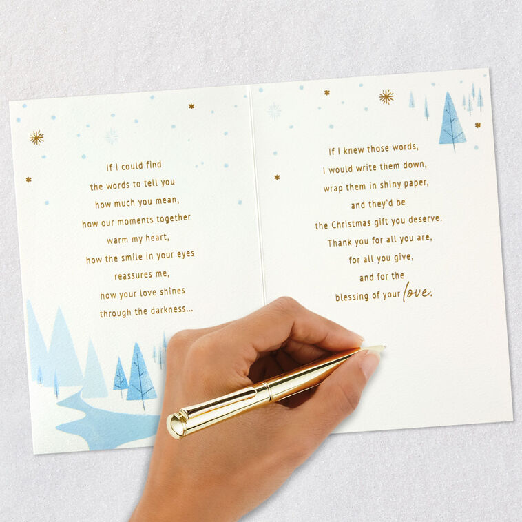 Buck Deer in Woods Husband Christmas Card Signing card image number 8