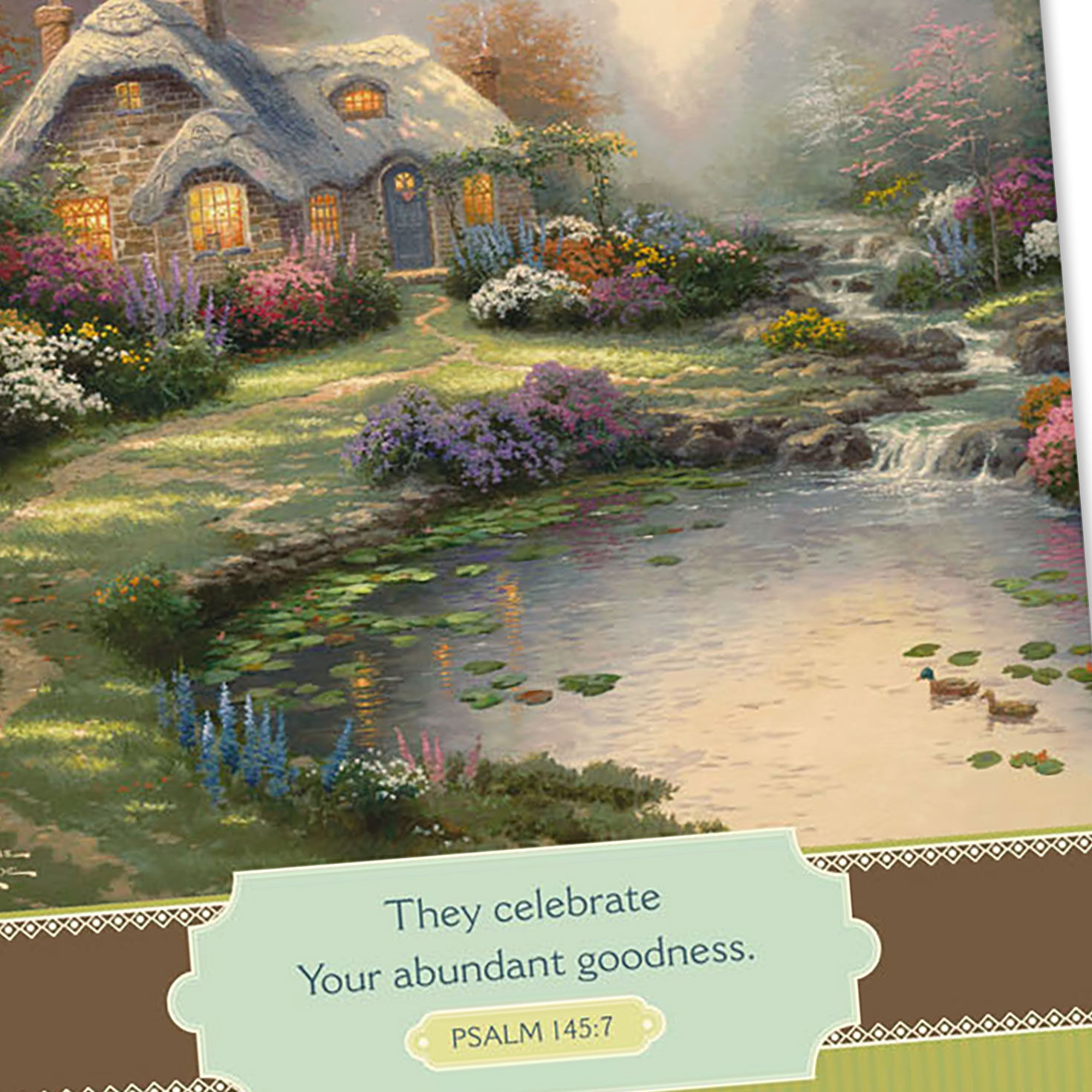 Thomas Kinkade Thinking of You Cards Assortment Cover Detail image number 5
