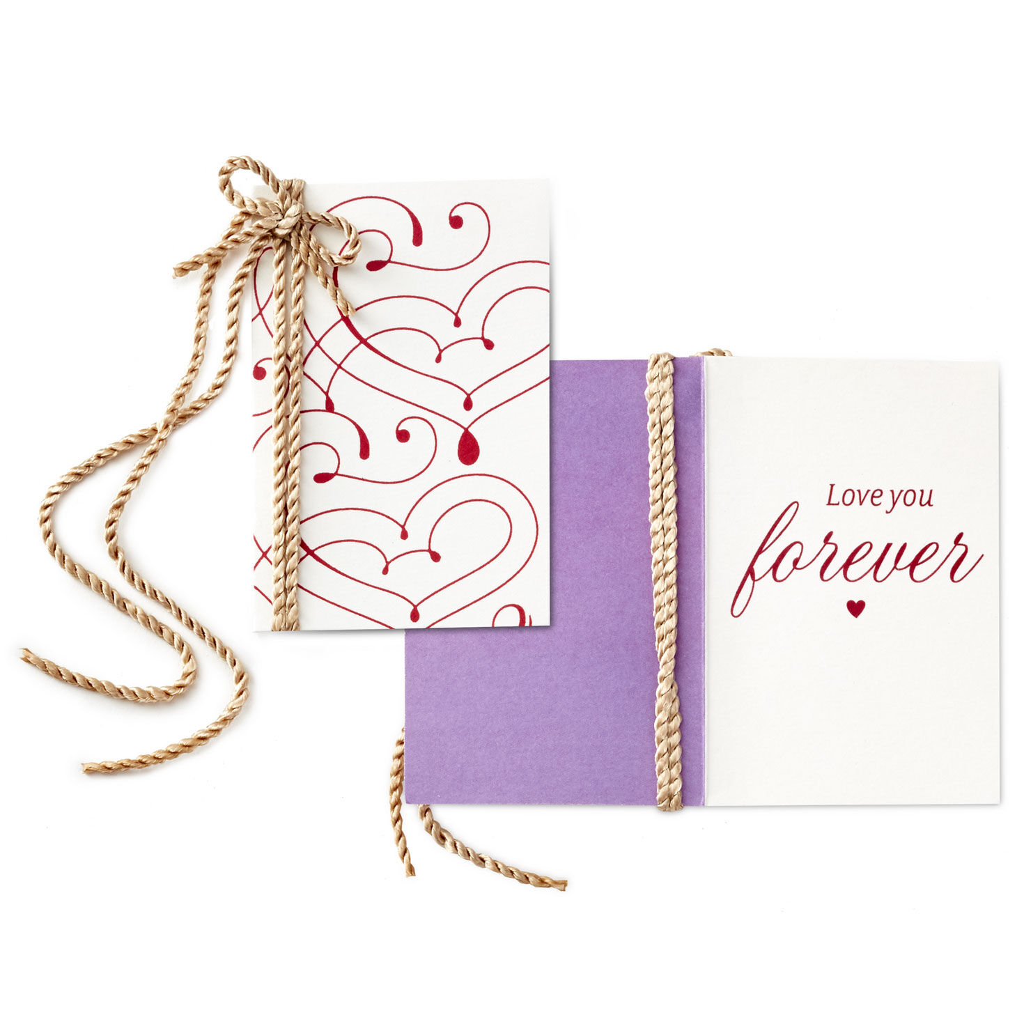 Heart With Mini Card Romantic Valentine's Day Card attachment detail image number 7