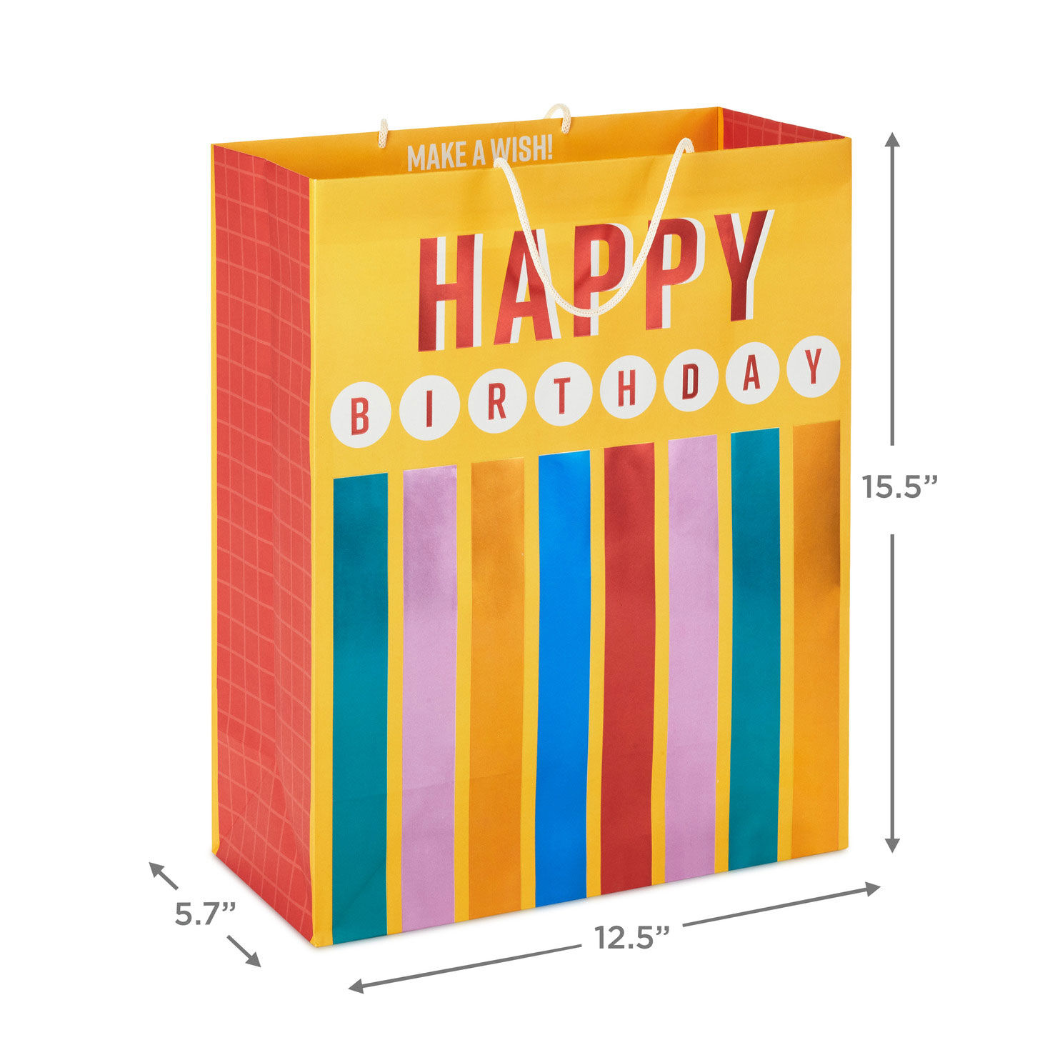 15.5" Metallic Candles Extra-Large Birthday Gift Bag for only USD 5.99 | Hallmark