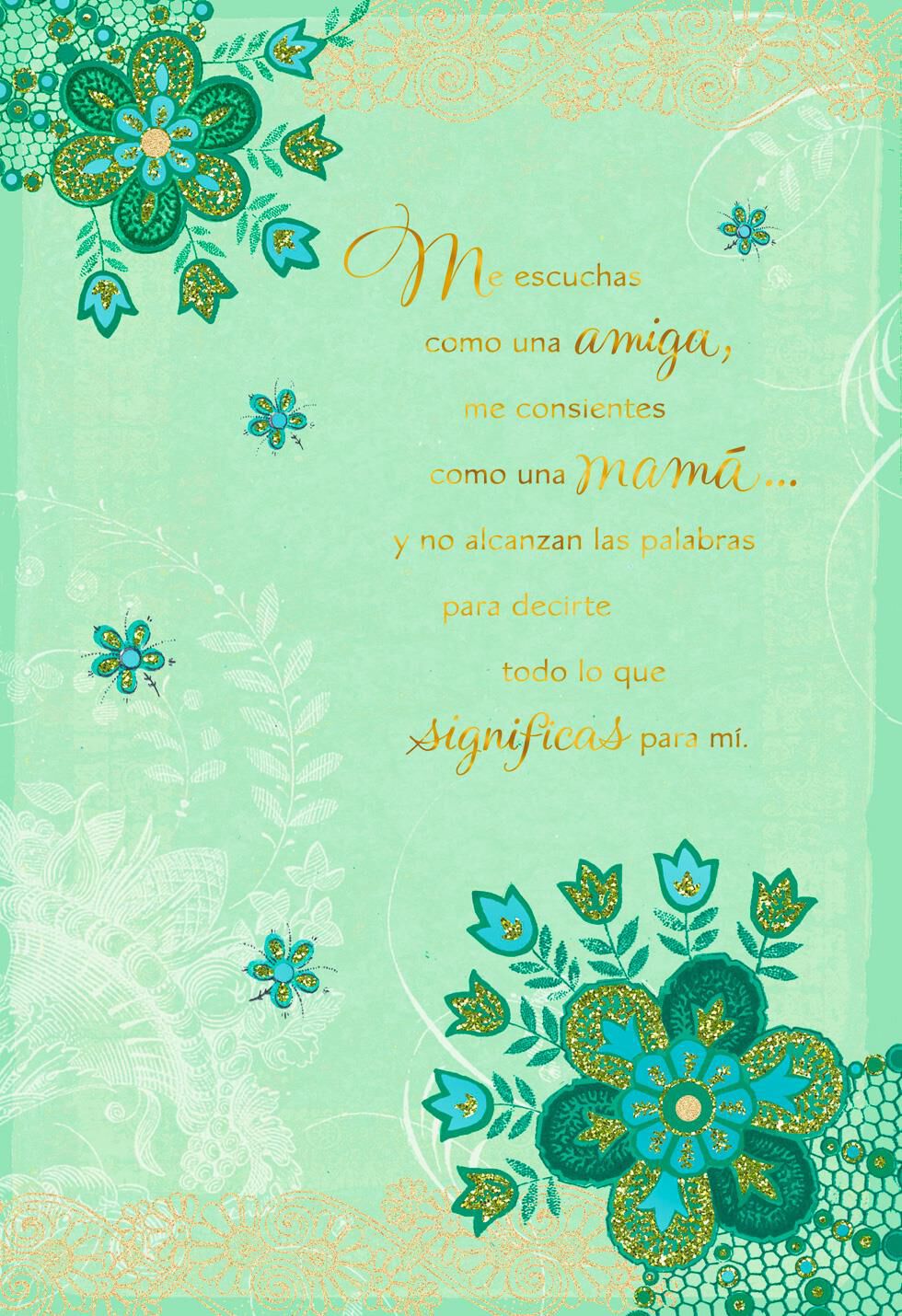 Like a Mom Spanish-Language Mother's Day Card From Friend