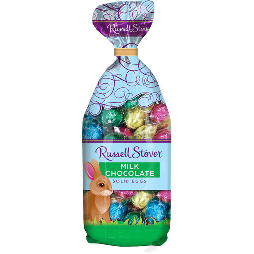 Russell Stover Milk Chocolate Solid Eggs Bag, 9 oz., 