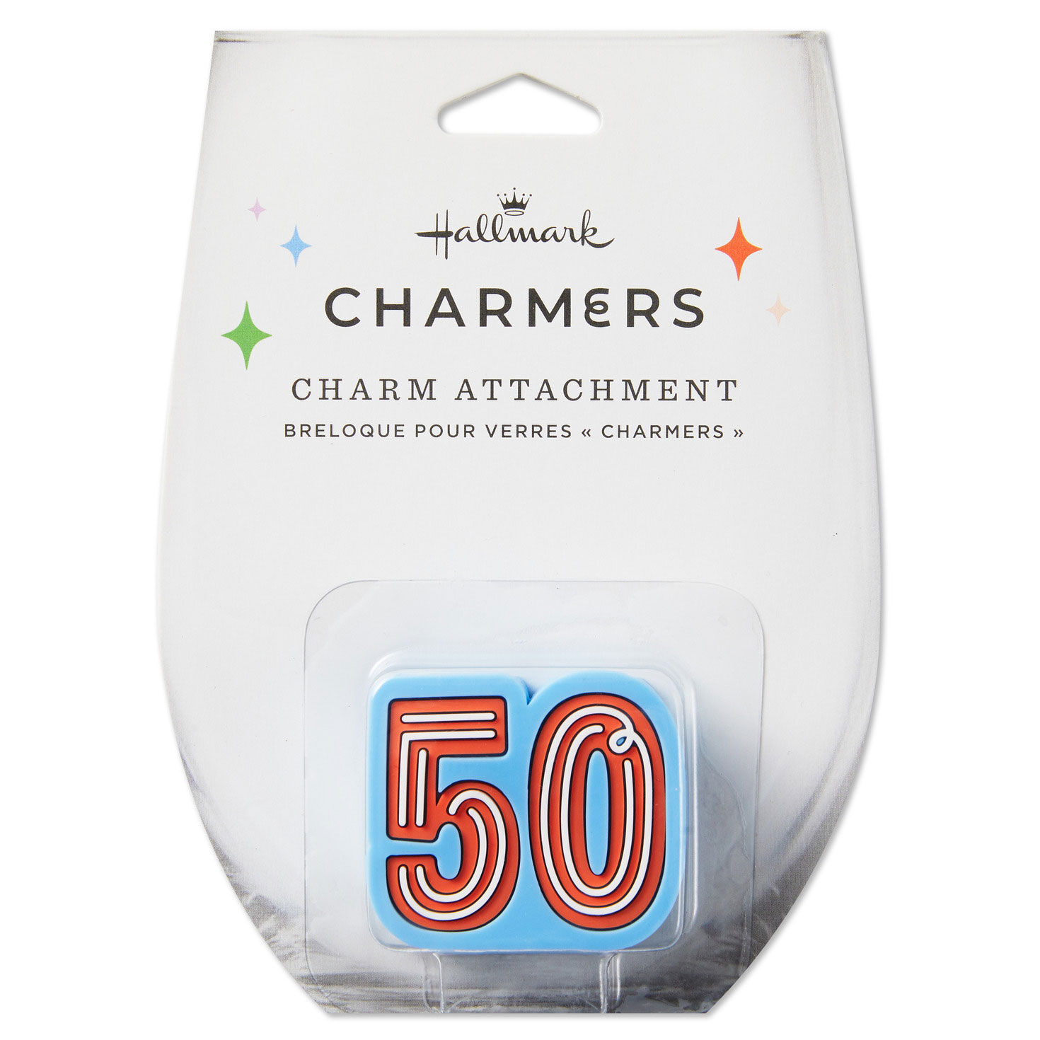 Charmers 50th Birthday Silicone Charm, , large image number 3