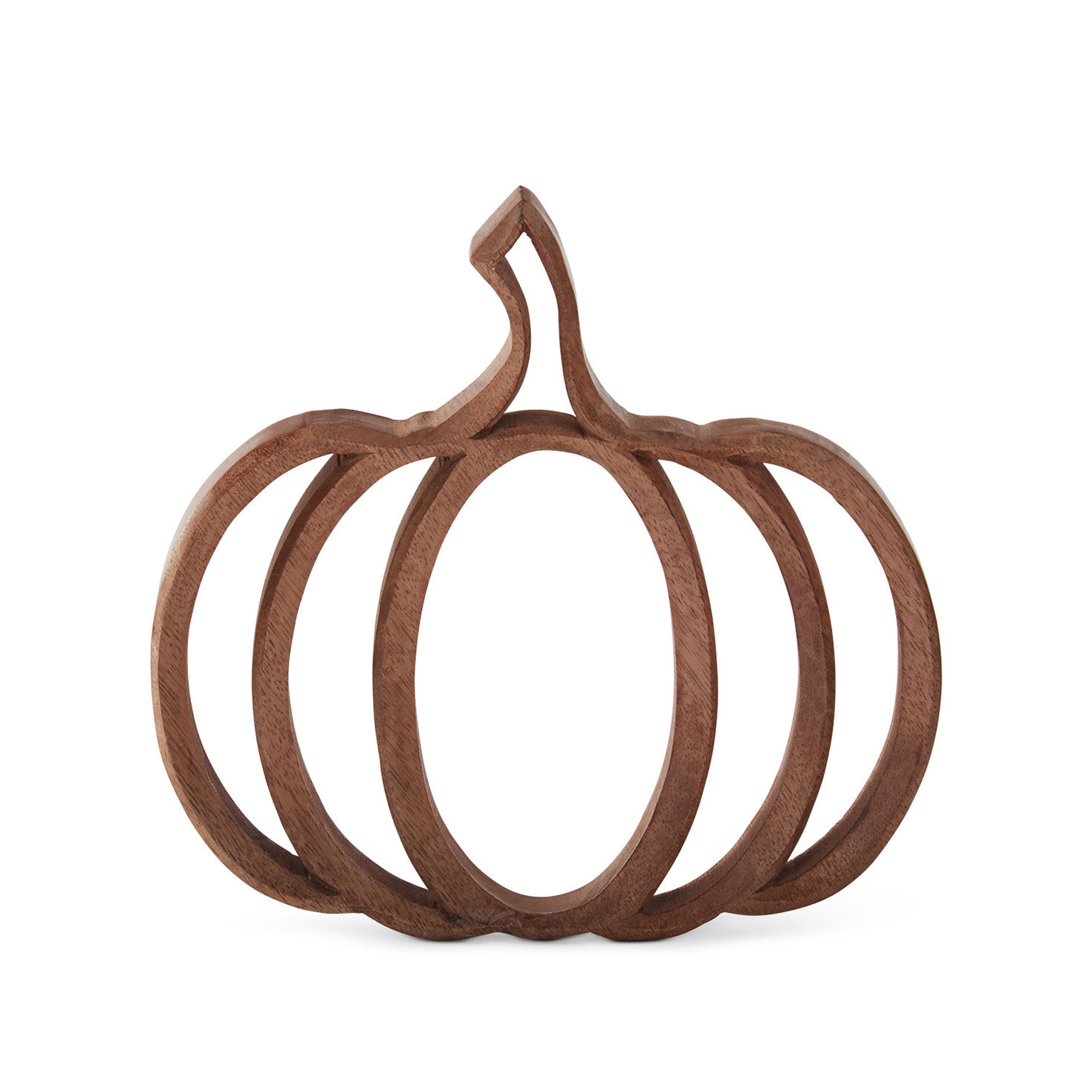 K&K Interiors Cutout Pumpkin Wood Decoration, 7.5"