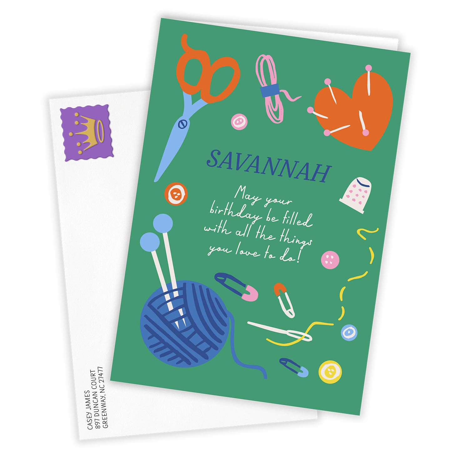 Crafty Design Icons Custom Birthday Card for only USD 4.99 | Hallmark