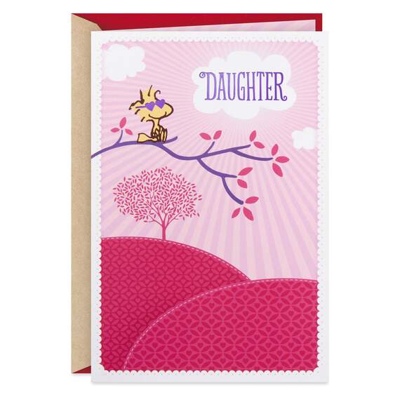 Peanuts® Woodstock Sunny Daughter Pop-Up Valentine's Day Card, , large image number 1