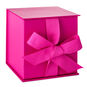Solid Hot Pink Small Square Gift Box front image number 1
