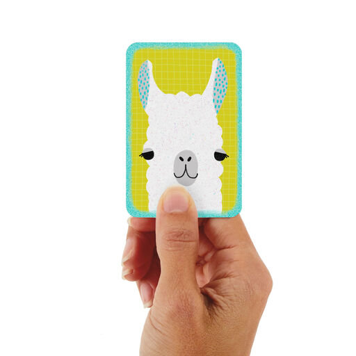 3.25" Mini Llama Love Card, 