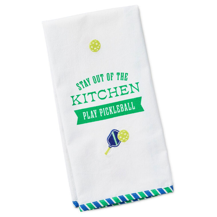 Play Pickleball Tea Towel, 18x26